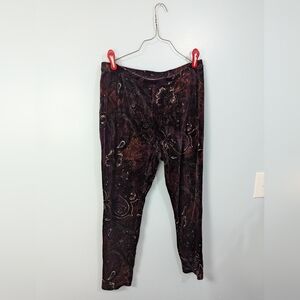 Women's Purple Patterned Leggings